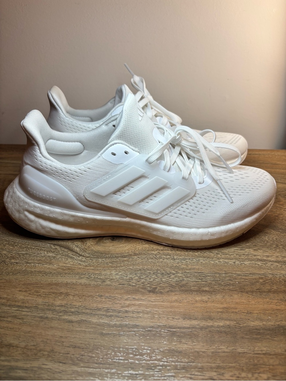 adidas White Athletic Running Shoes